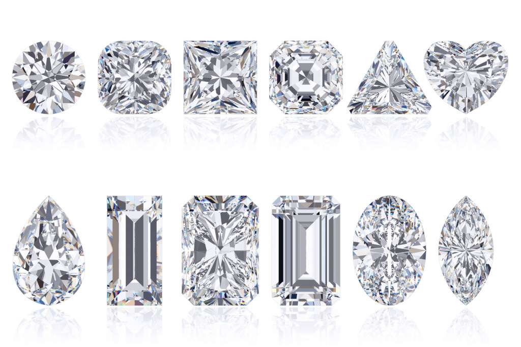 The custom process starts with narrowing down the diamond search through the four C’s: Cut, Clarity